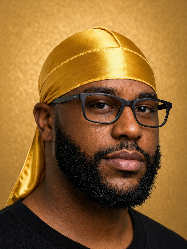 Premium Satian Silk Durag For 360 Waves Non Slip Durag For Men