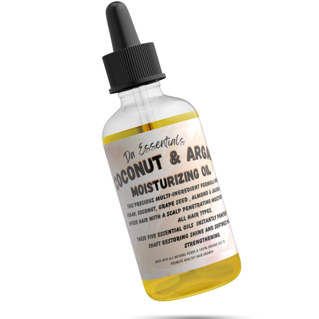 Coconut & Argan Moisturizing Oil For 360 Waves