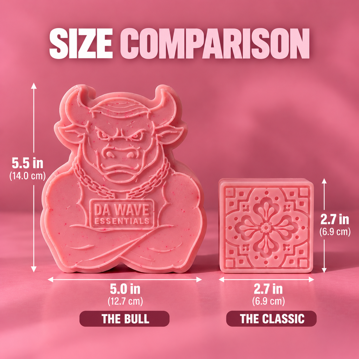 Strawberry Shortcake Ultra Lather Shampoo Bar – 1 LB Jumbo Bull Bar for 360 Waves