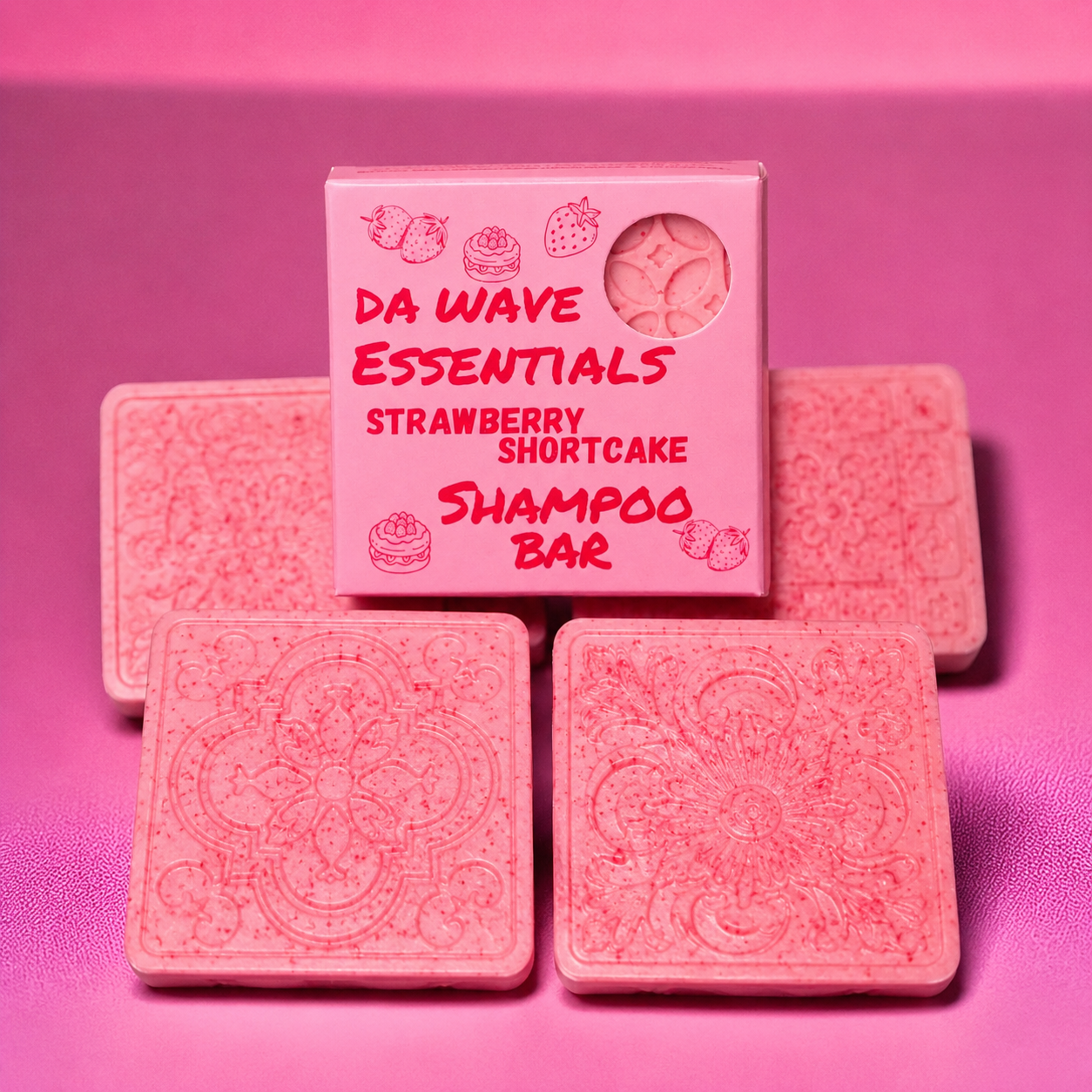 360 Wave Strawberry Shortcake Shampoo Bar For 360 Waves