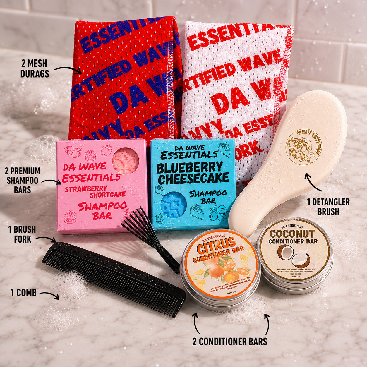360 Wave Wash & Style Box”DA LATHER MASTER EDITION “For 360 Waves