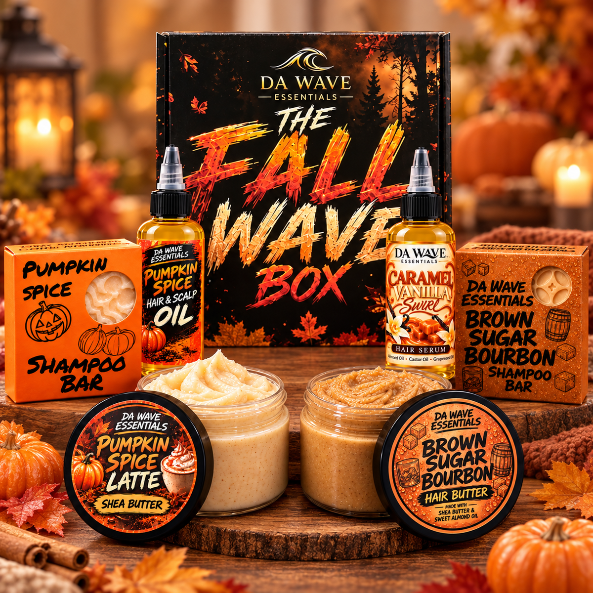 Limited Edition Fall Wave Box 🍂 | 6-Piece 360 Wave Hair Care Bundle