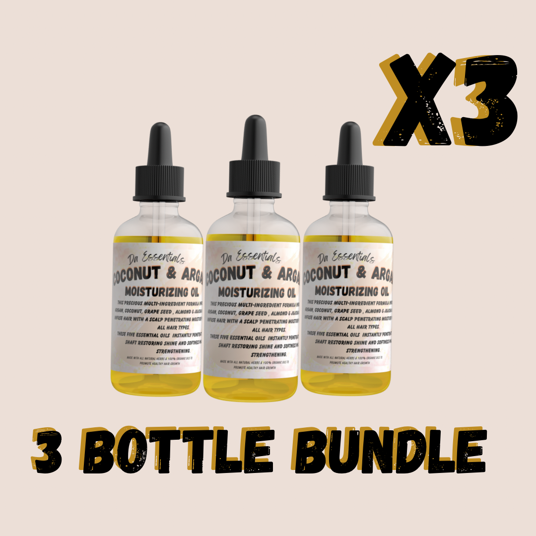 Coconut & Argan Moisturizing Oil For 360 Waves
