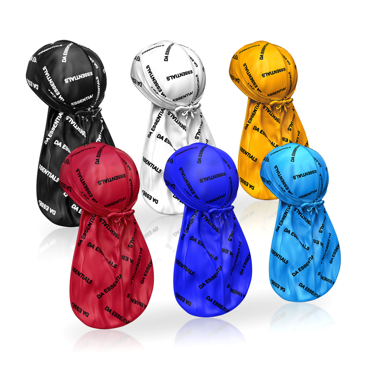 Premium Silk Durags For 360 Waves Extra Long Straps For Maximum Compress