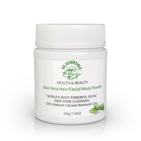 Aloe Vera Hair/Facial Mask Healing Clay Powder