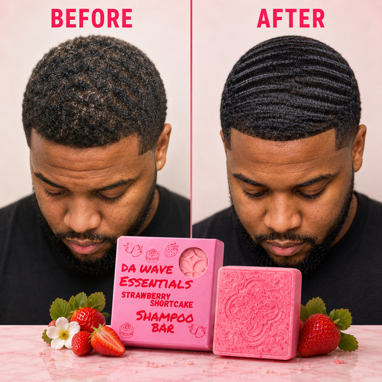360 Wave Strawberry Shortcake Shampoo Bar For 360 Waves