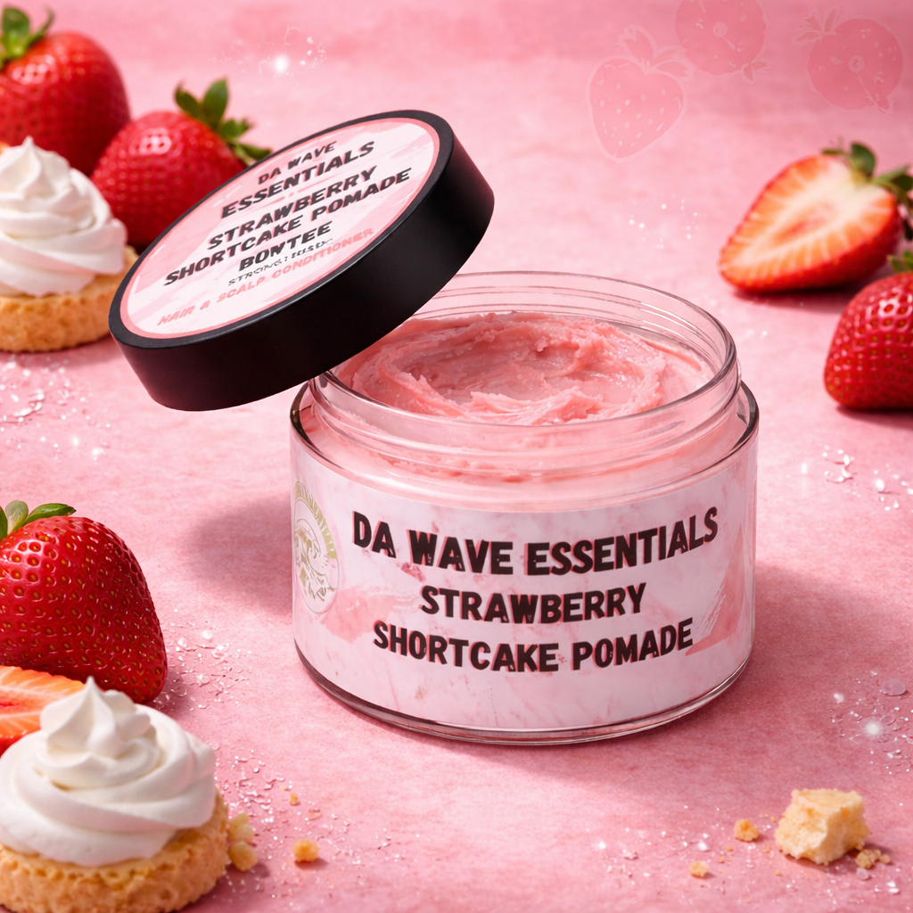 360 Waves Pomade (Strong Hold) Wave Butter for Deep 360 Waves, Natural Shine & Moisture