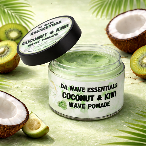 360 Waves Pomade (Strong Hold) Wave Butter for Deep 360 Waves, Natural Shine & Moisture
