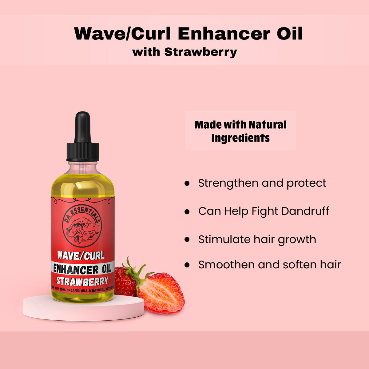 Wave / Curl Enhancement Oil Strawberry