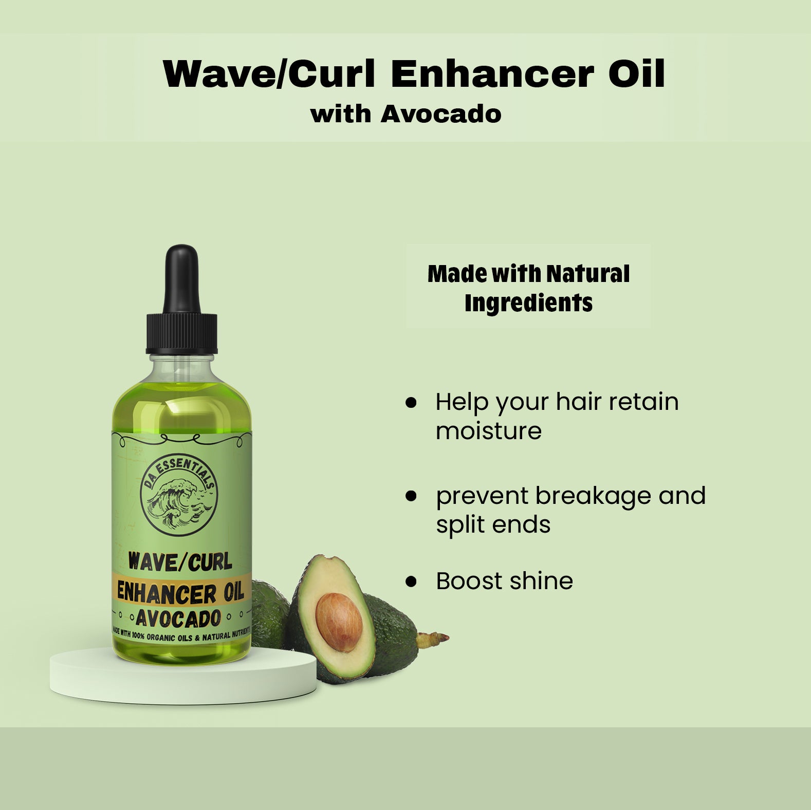 360 Wave/Curl Enhancement Avocado Oil